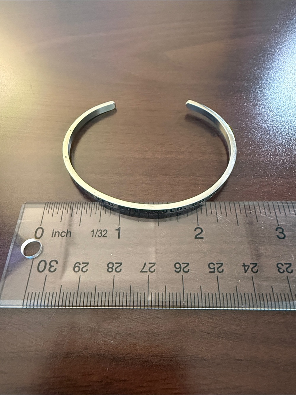 Women’s Silver Open Cuff Bracelet - Minimal Metal Bangle